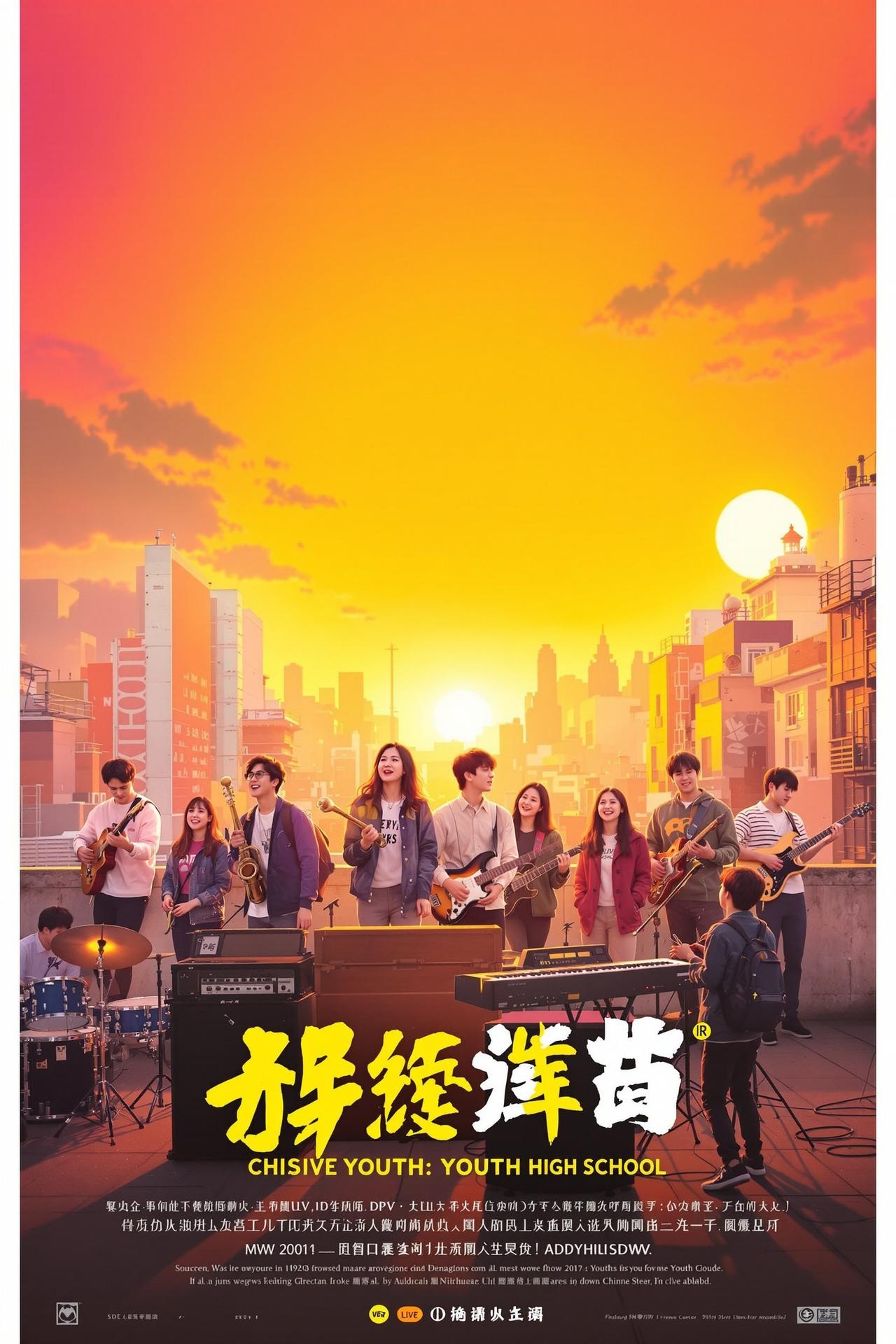 兔六影院作品《青春如歌》电影海报